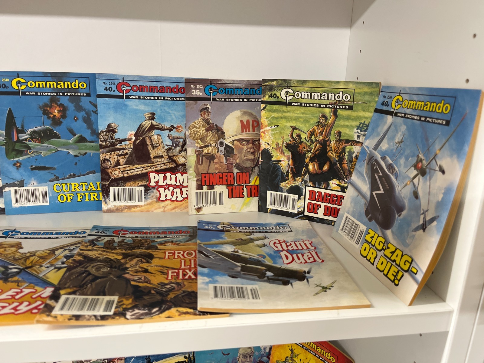 Mixed Lot 82 Commando War Comics Issues #2500-2599 Vintage UK Military Lot
