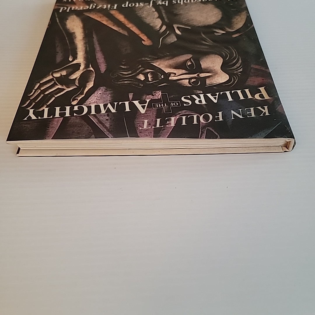 Ken Follett Pillars of the Almighty 1st Ed HC Vellum DJ Cathedral Photography