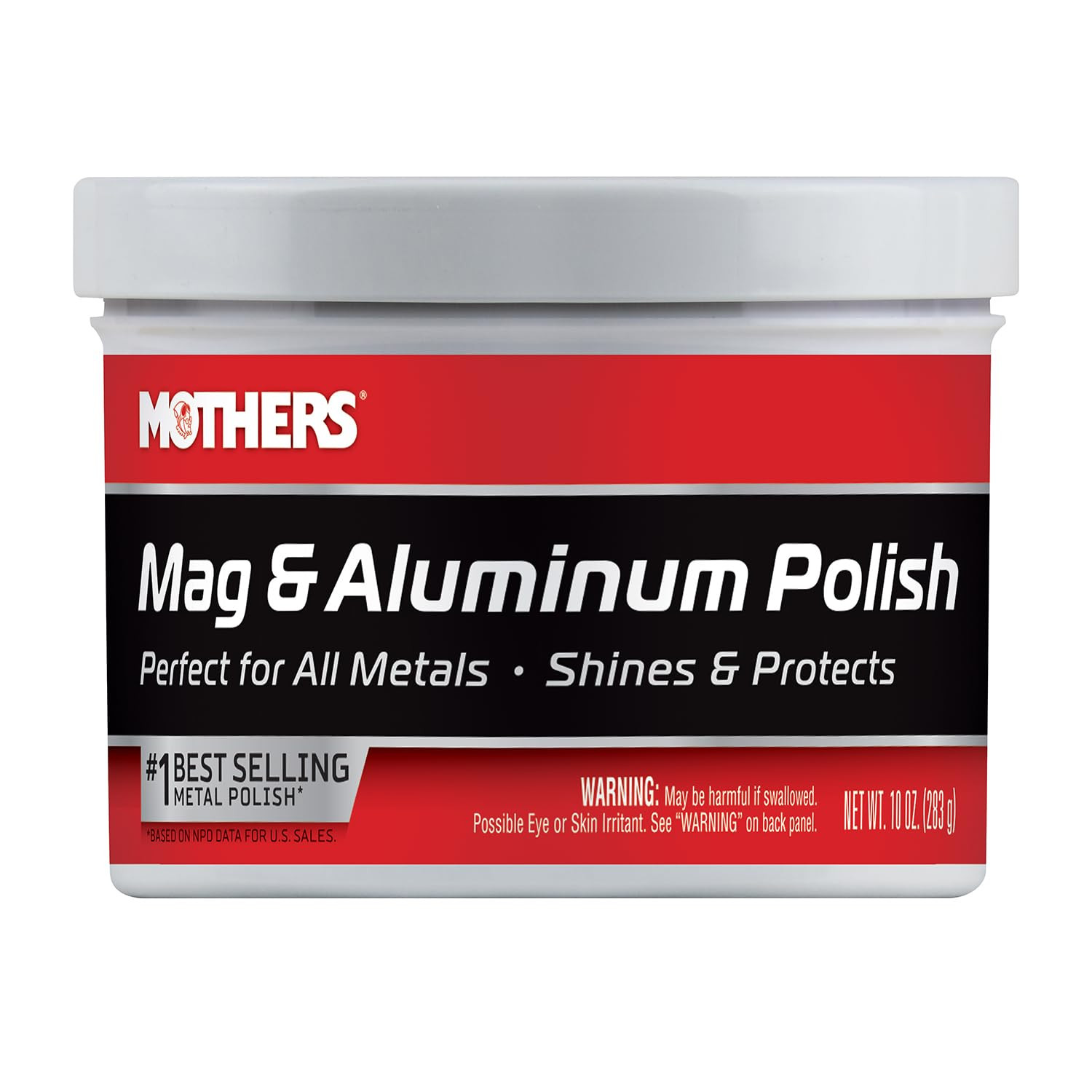 Mag & Aluminum Polish, 10 Oz. – Brilliant Shine, Easy to Use, for All Uncoated &