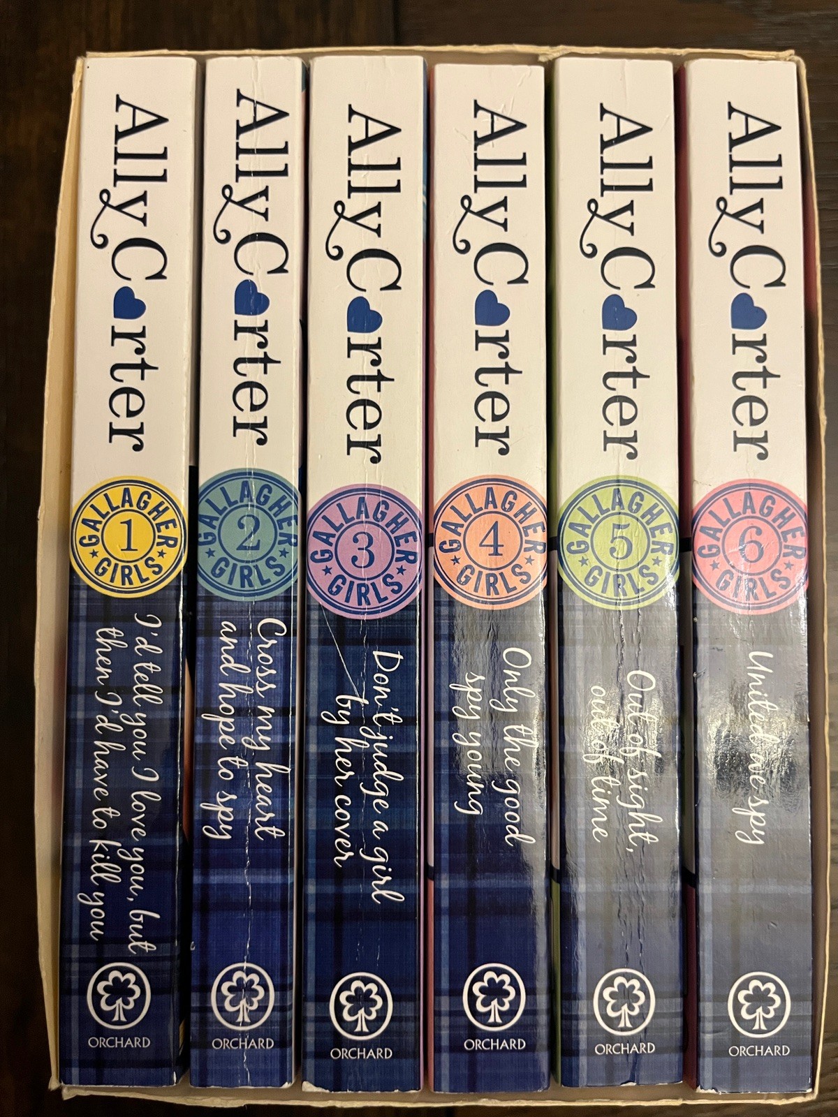 Ally Carter Gallagher Girls 6 Paperback Set Adventure Mystery Espionage