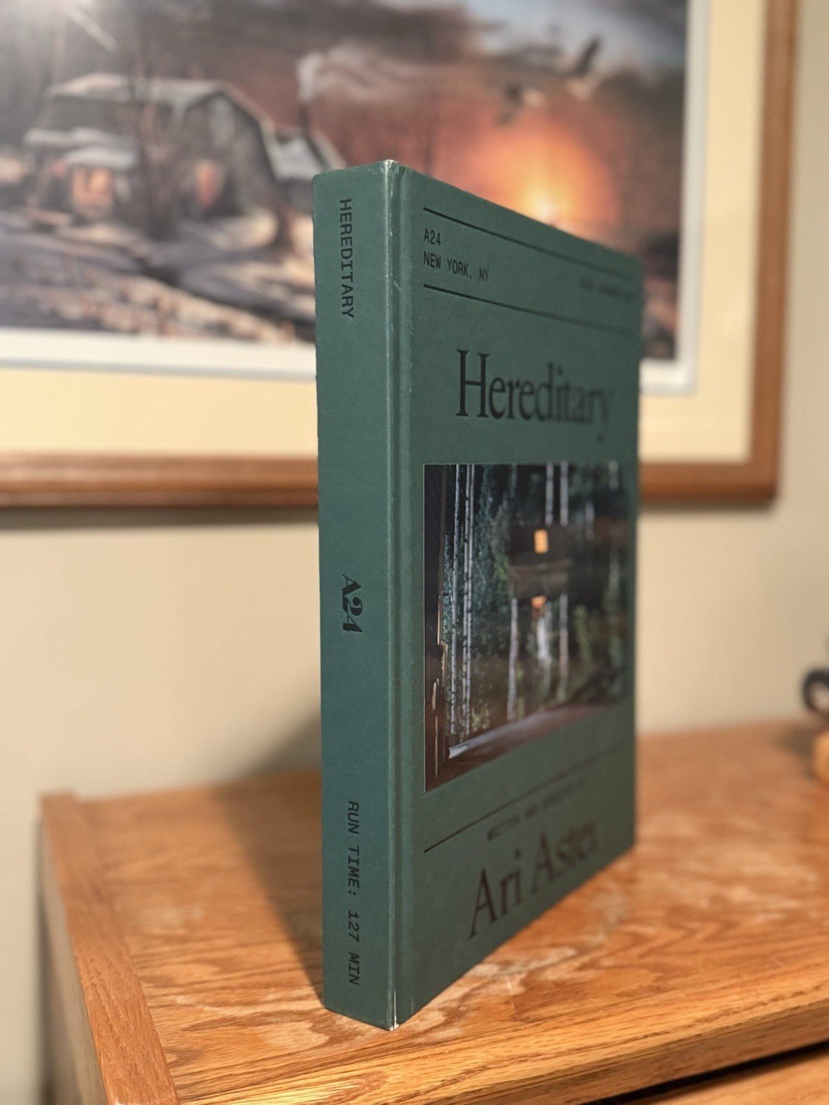 HEREDITARY SCREENPLAY BOOK Ari Aster A24 HARDCOVER 2020 horror