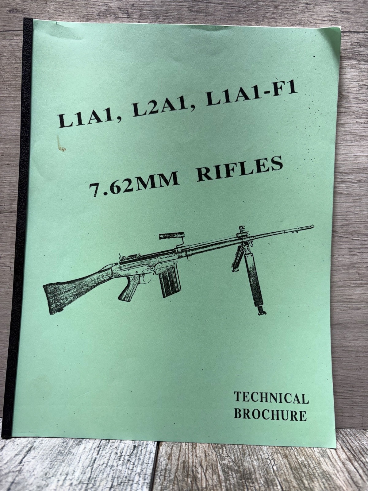FAL L1A1 L2A1 L1A1-F1 Rifle Technical Manual brochure vintage booklet