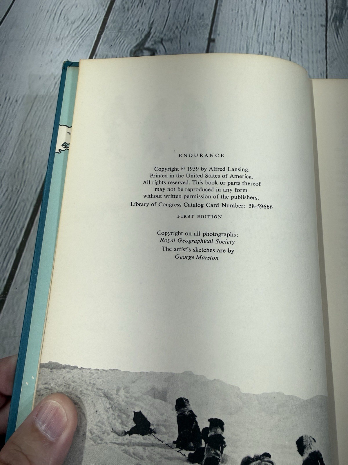 “Endurance” Shackleton’s Incredible Voyage, Alfred Lansing HC 1st Edition 1959