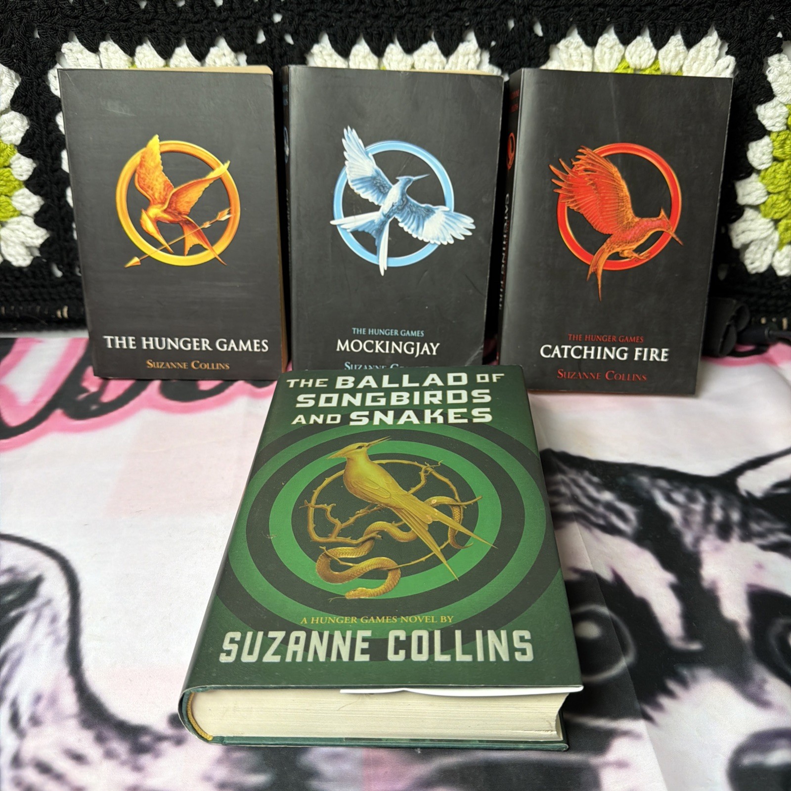 The Hunger Games 4 Book Lot Suzanne Collins All 1st Edition 1st Print Prequel YA