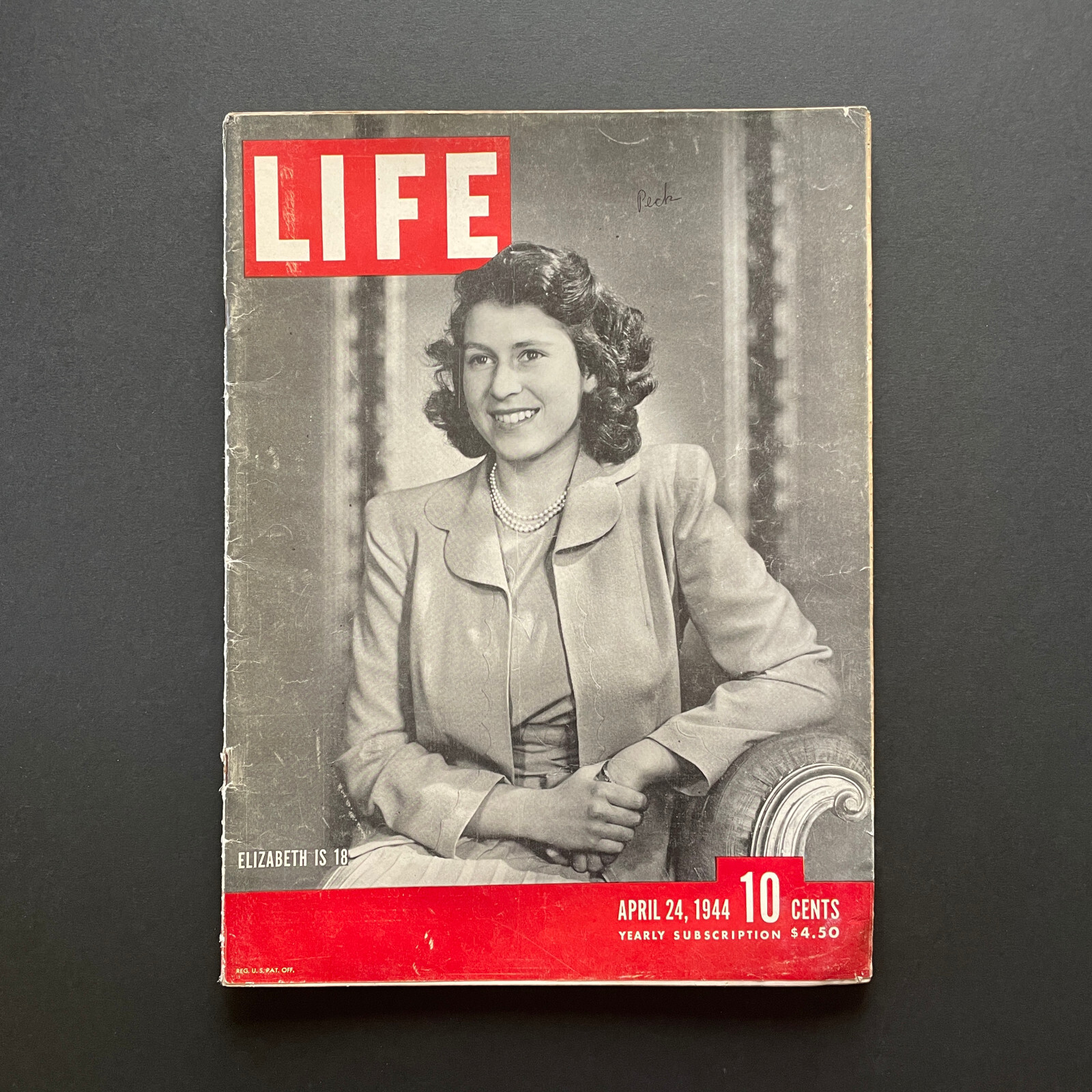 1944 QEII Life Magazine • Princess Elizabeth Is 18 • Queen Of England