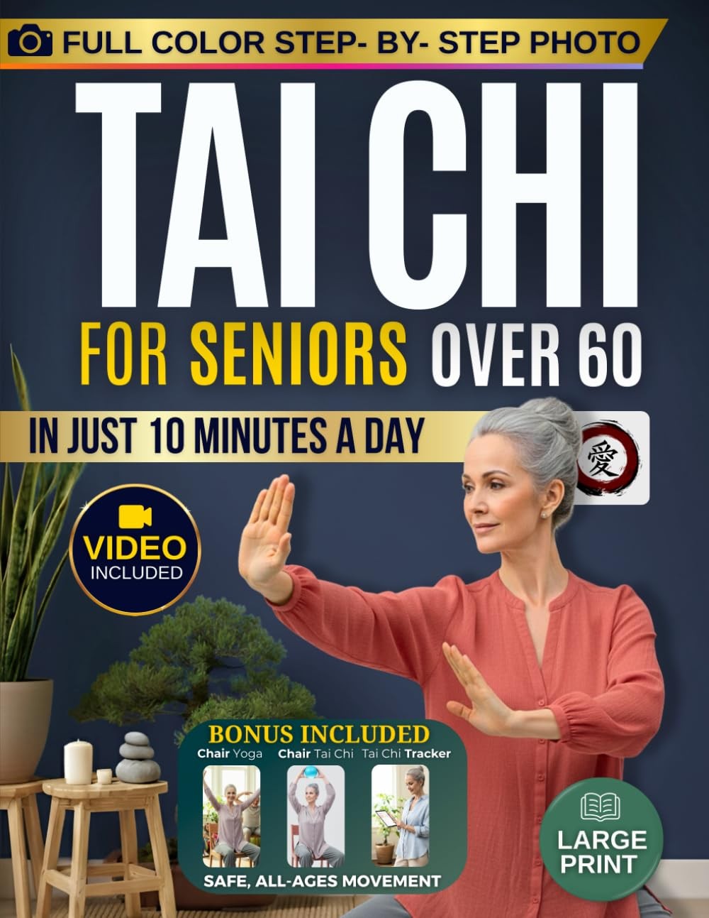 Tai Chi for Seniors Over 60: Gentle 10-Min Chair & Standing Exercises by Porter