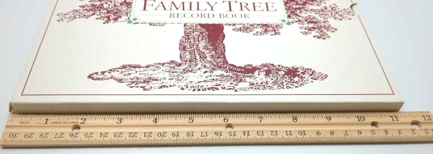 Our Family Tree Record Book from Covent Garden Books With Cardboard Sleeve Cover