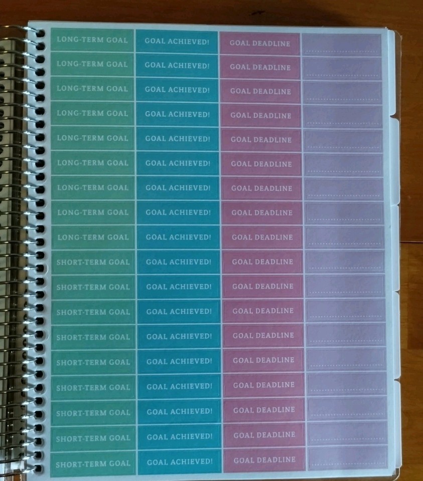The Sky is The Limit Spiral Planner Weekly 12 Month Planner Calendar 174 pages