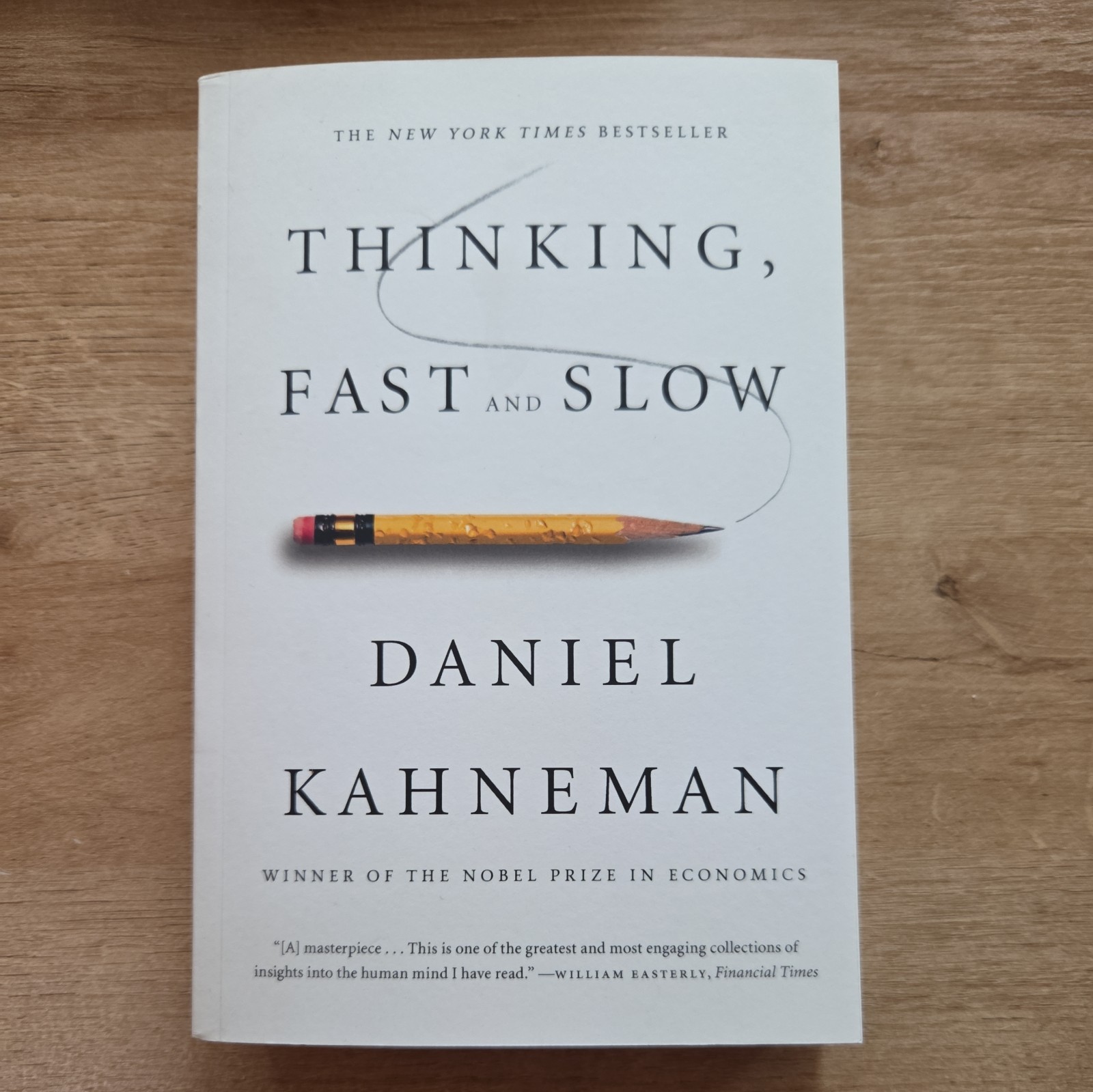 Thinking, Fast and Slow by Daniel Kahneman Paperback Like New First Edition 2011