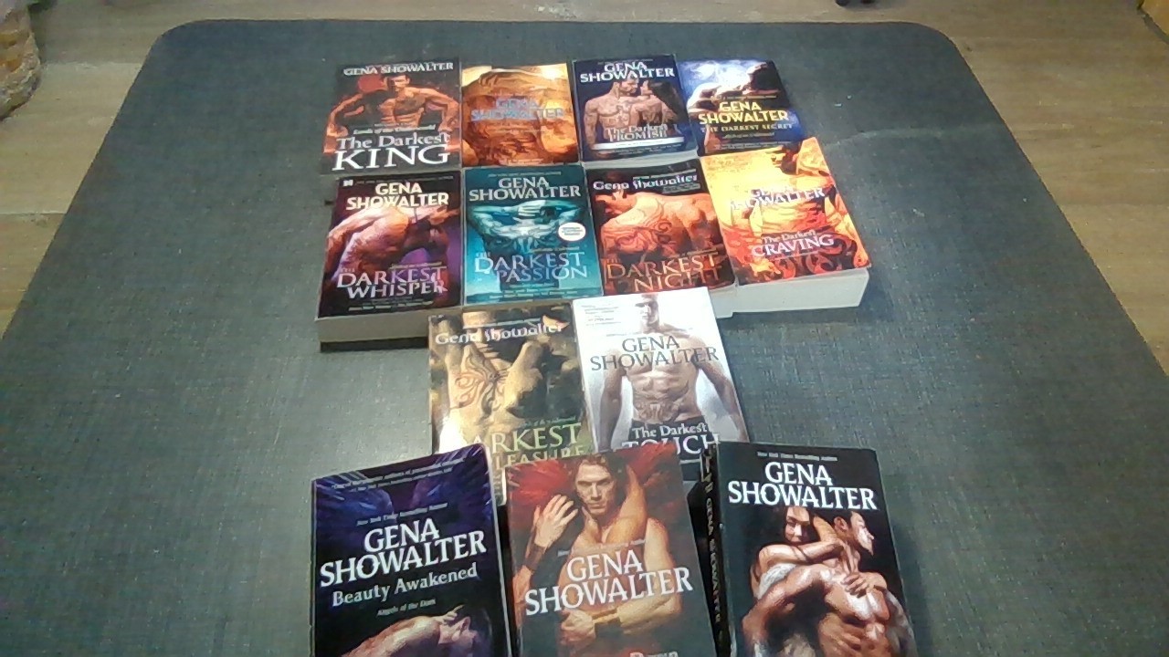 Lords Of The Underworld -Mix 10, & Angels of the Dark-3bks, PB, Gena Showalter