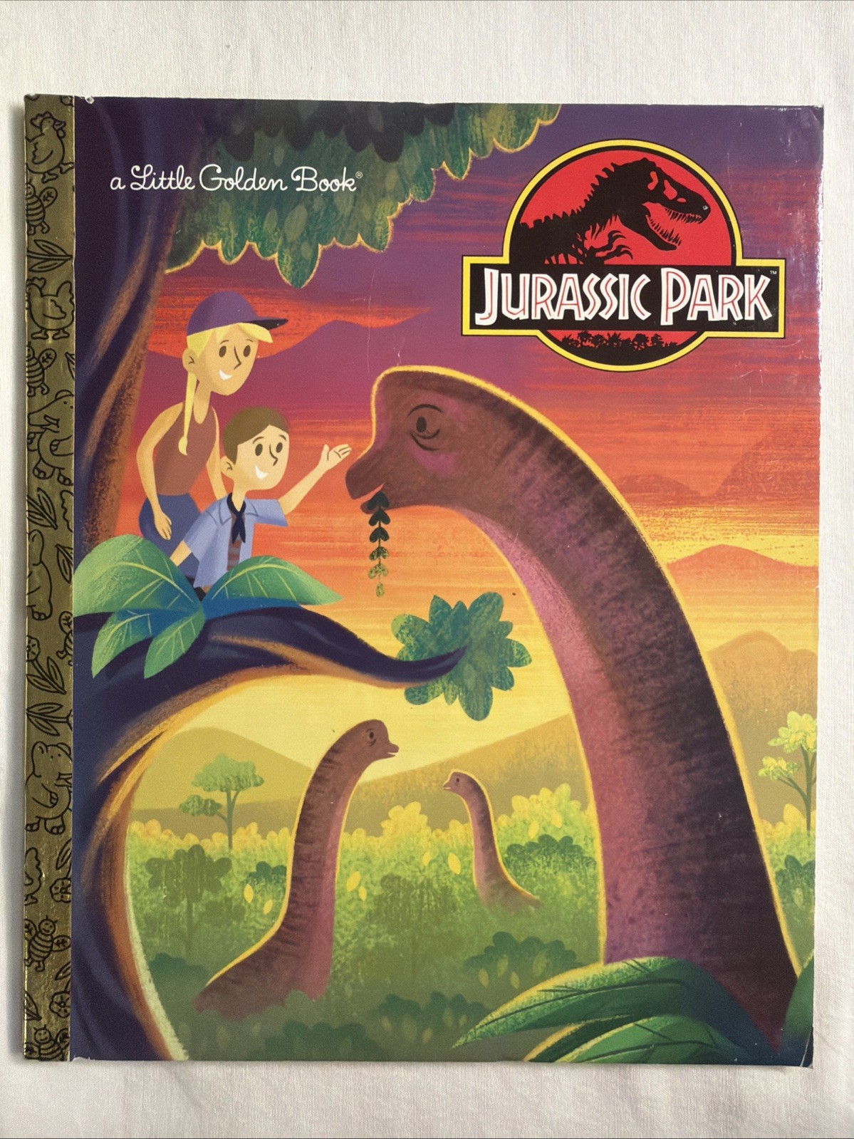 Vintage A Little Golden Book Jurassic Park! 2018 #8195