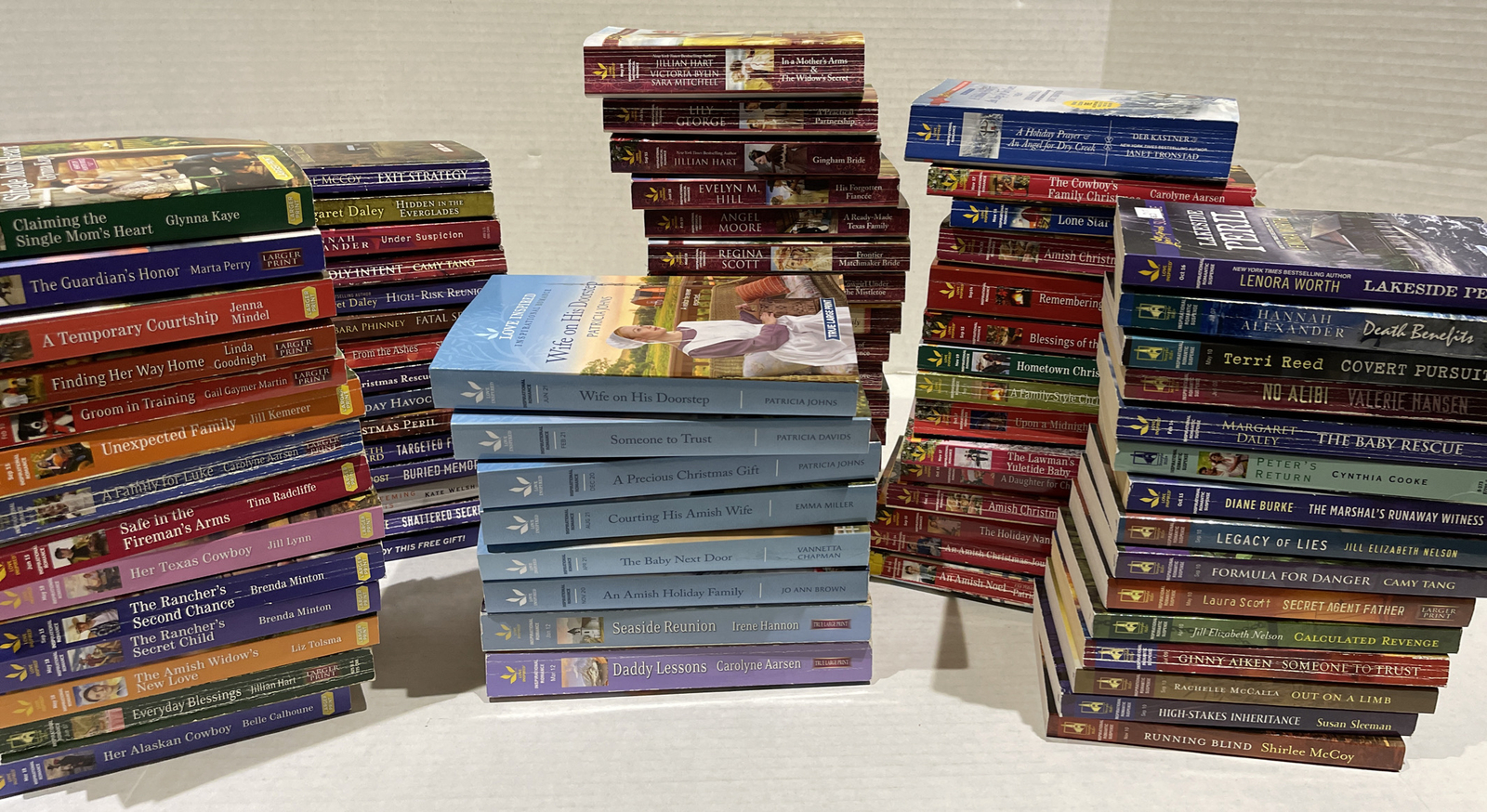 Lot of Love Inspired Romances, Larger Print, Suspense Save when you buy multiple