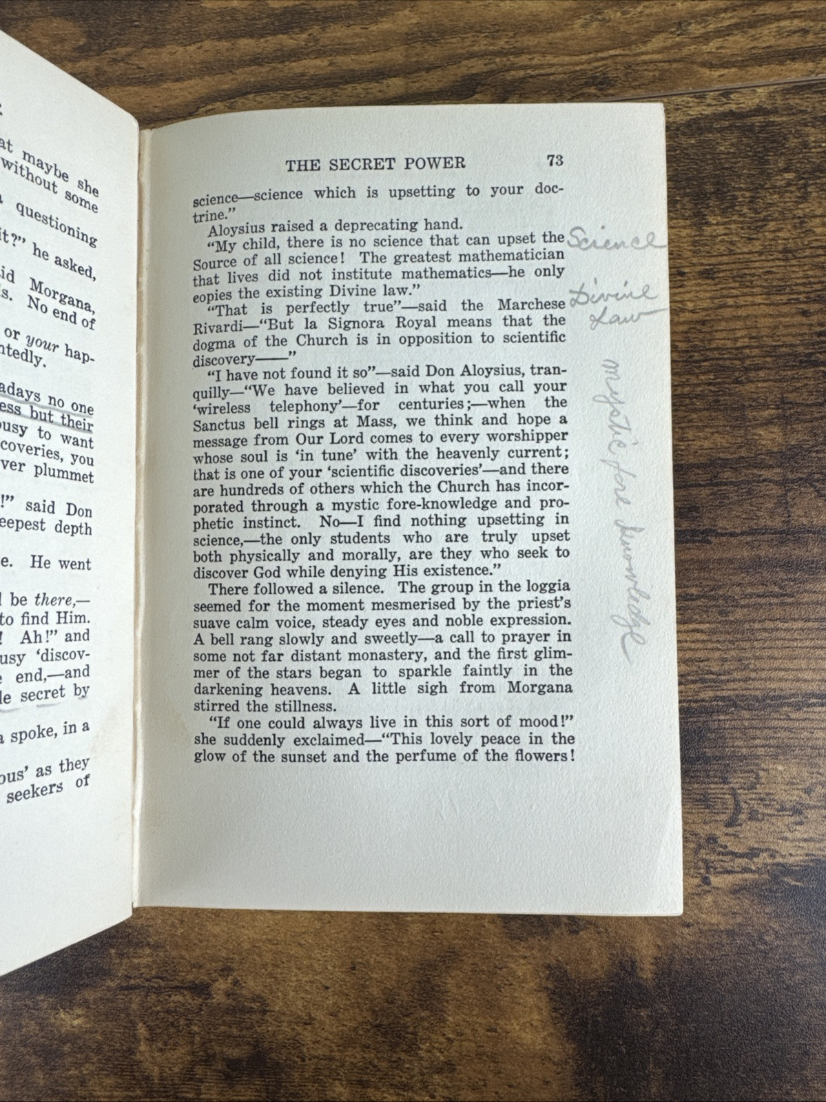 THE SECRET POWER BY MARIE CORELLI – 1921 FIRST EDITION – MYSTICISM/METAPHYSICS