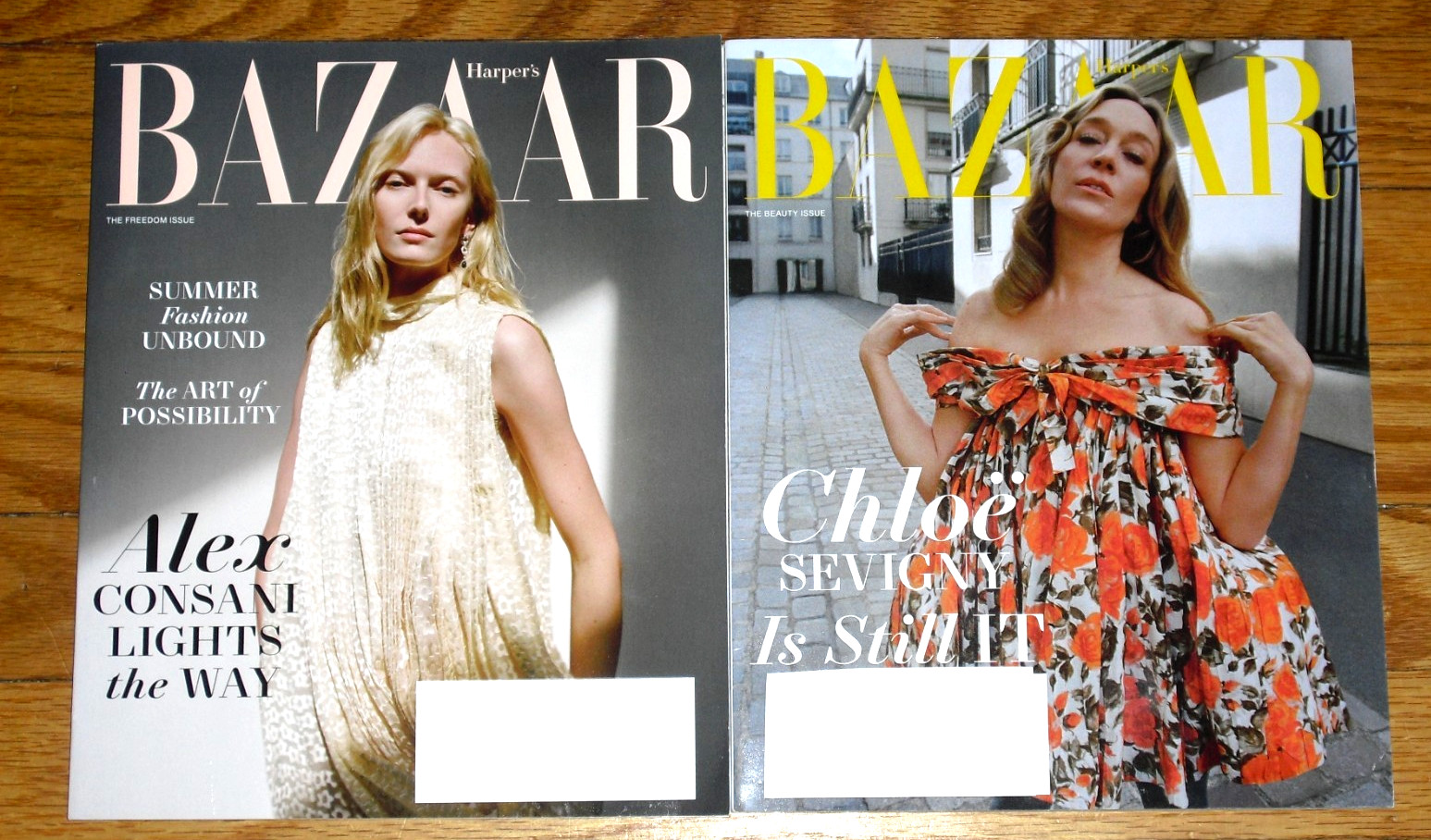Harper’s Bazaar Lot of 2 Issues • May 2026 Chloe Sevigny Summer 2026 Alex Cosani