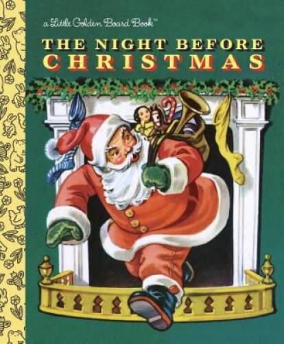The Night Before Christmas (Little Golden Board Book) – Board book – VERY GOOD