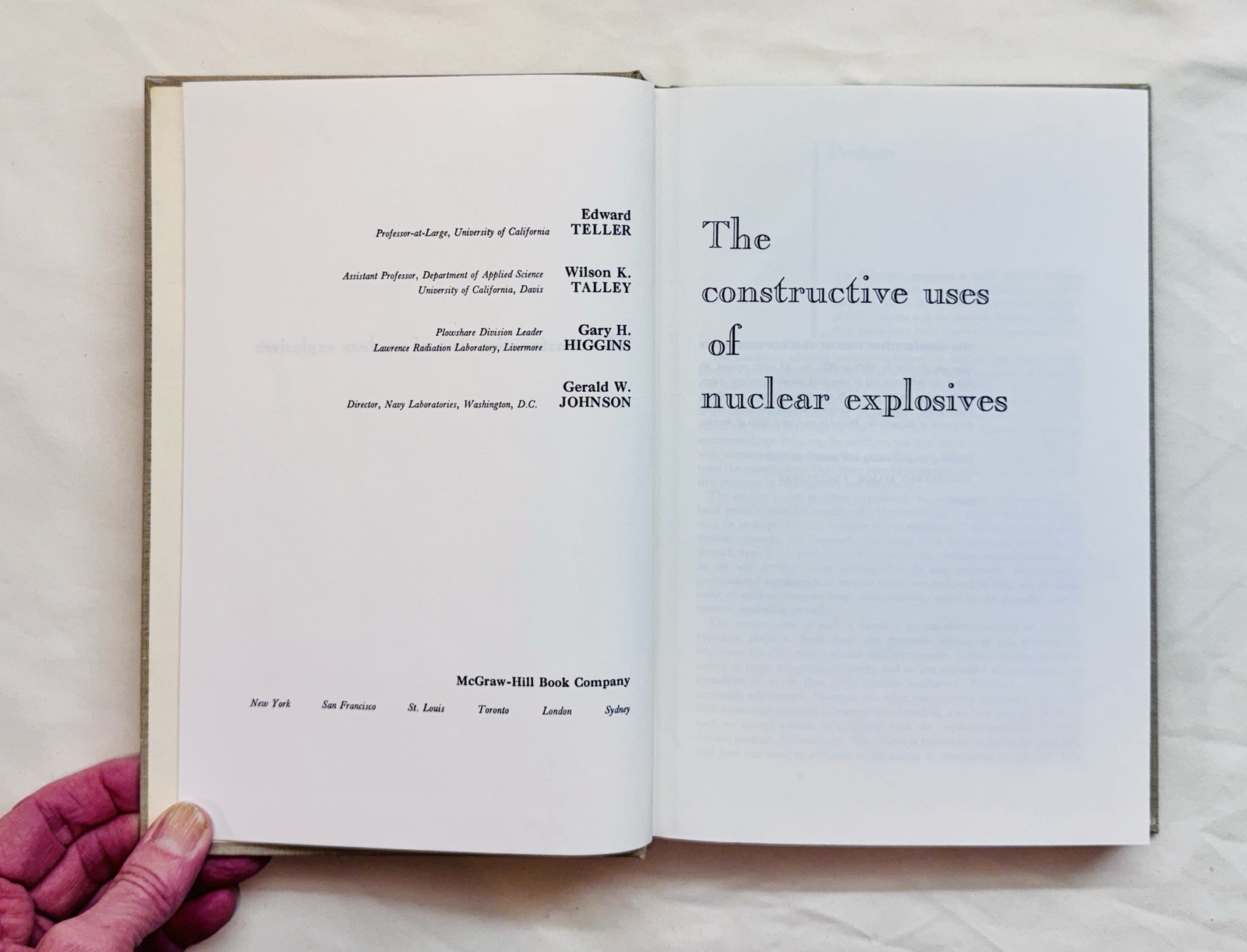 Constructive Uses Of Nuclear Explosives