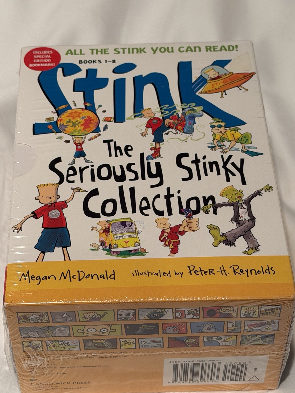 Stink Seriously Stinky Collection Box Set Books 1-8 Megan McDonald Illus
