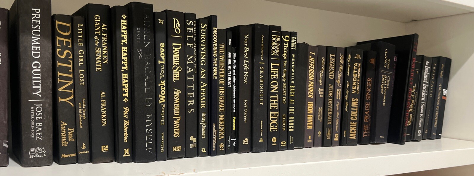 Lot of 5 Vintage Black Hardcover Books Shelf Staging Old Decor Free Shipping
