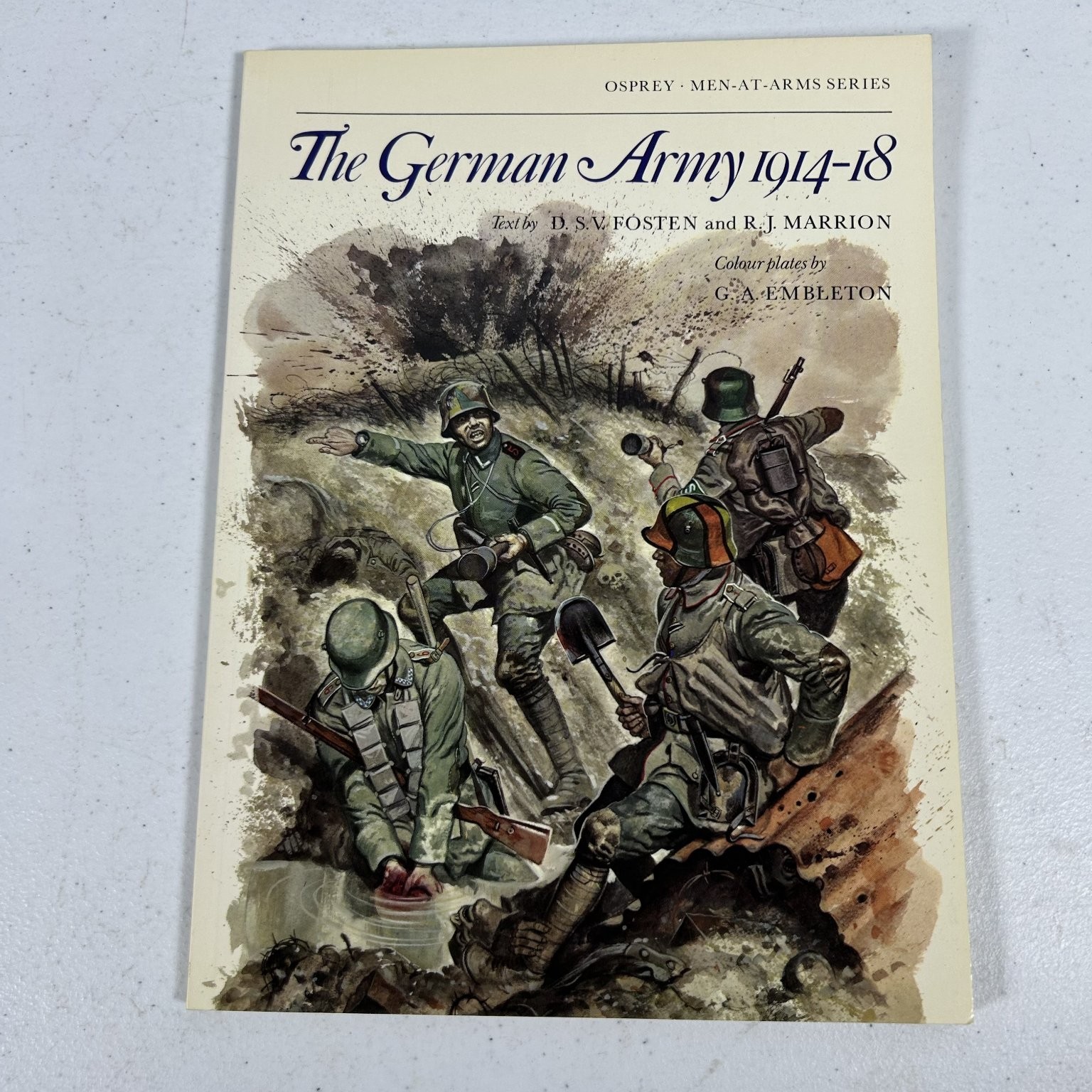 German Army 1914-18 Fosten Marrion 1978 Osprey Men-at-Arms WWI Military History