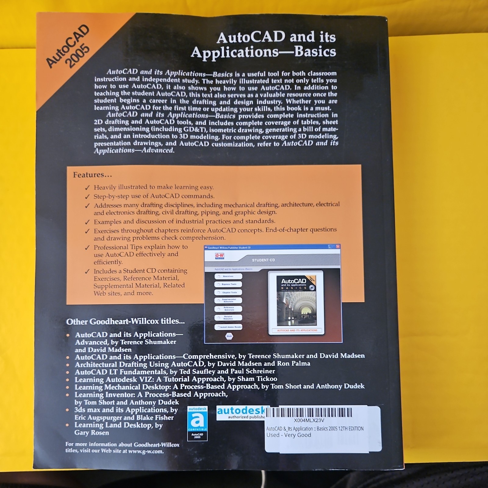 Autocad And Its Applications Basics 2005 With CD Rom