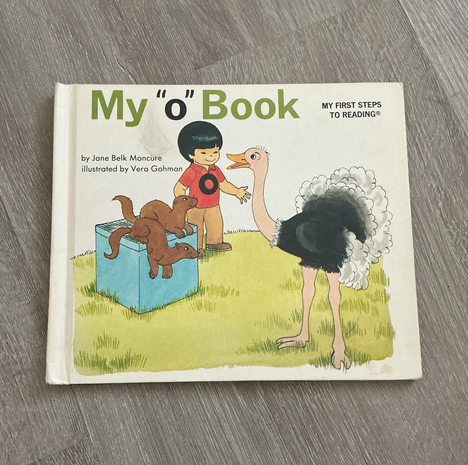 Grolier My First Steps to Reading: My “o” Book HC Jane Belk Moncure 1991 Illus
