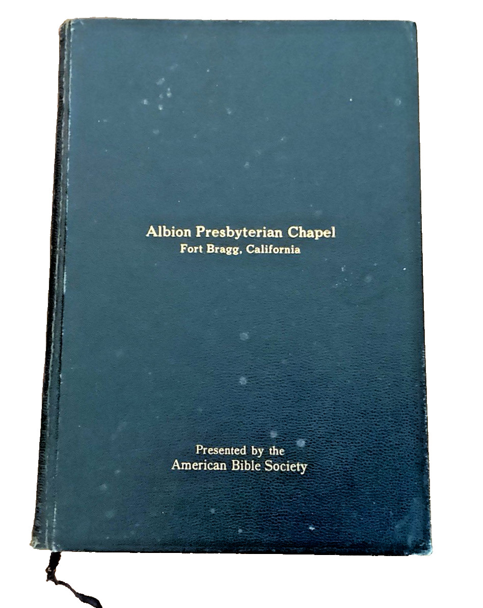 Holy Bible 1955 King James Version American Bible Society Vintage Book