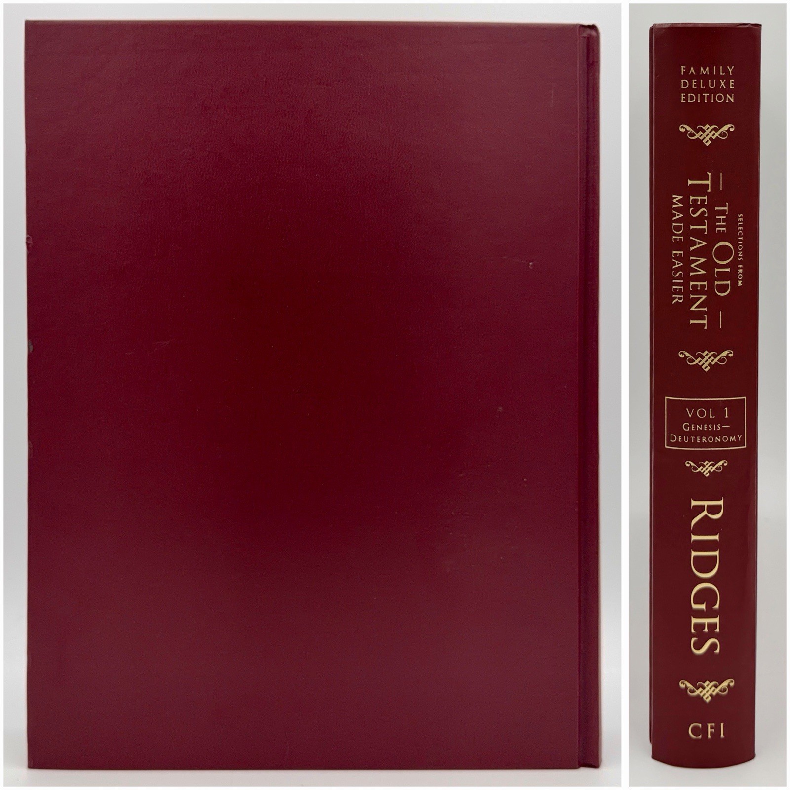 The Old Testament Made Easier – David J. Ridges (Family Deluxe Ed.) 2 vol HC set