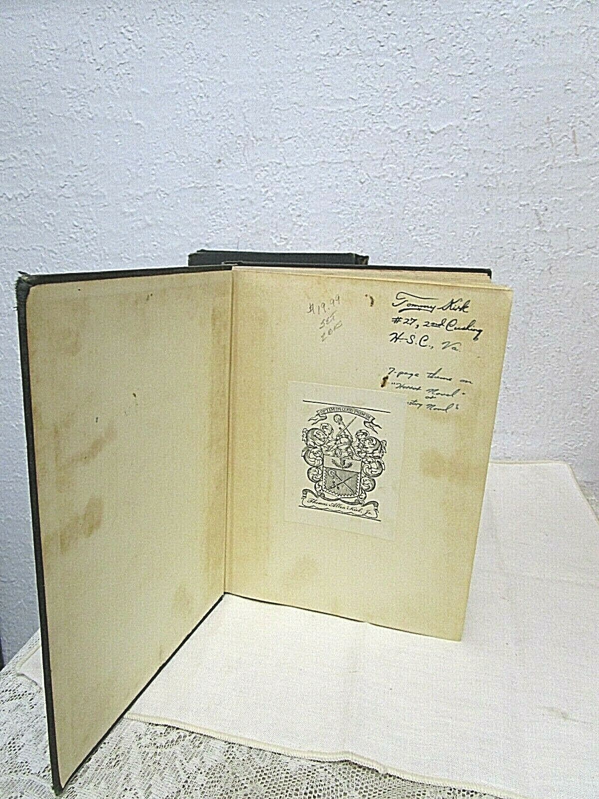 1938 BRITISH POETRY & PROSE * REVISED VOLs 1 & 2 BOOKS * HOUGHTON & MIFFLIN