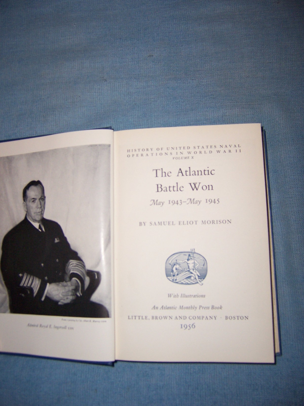 THE ATLANTIC BATTLE WON by S. E. Morison/1st Ed/HCDJ/Military/War/WWII 1939-45