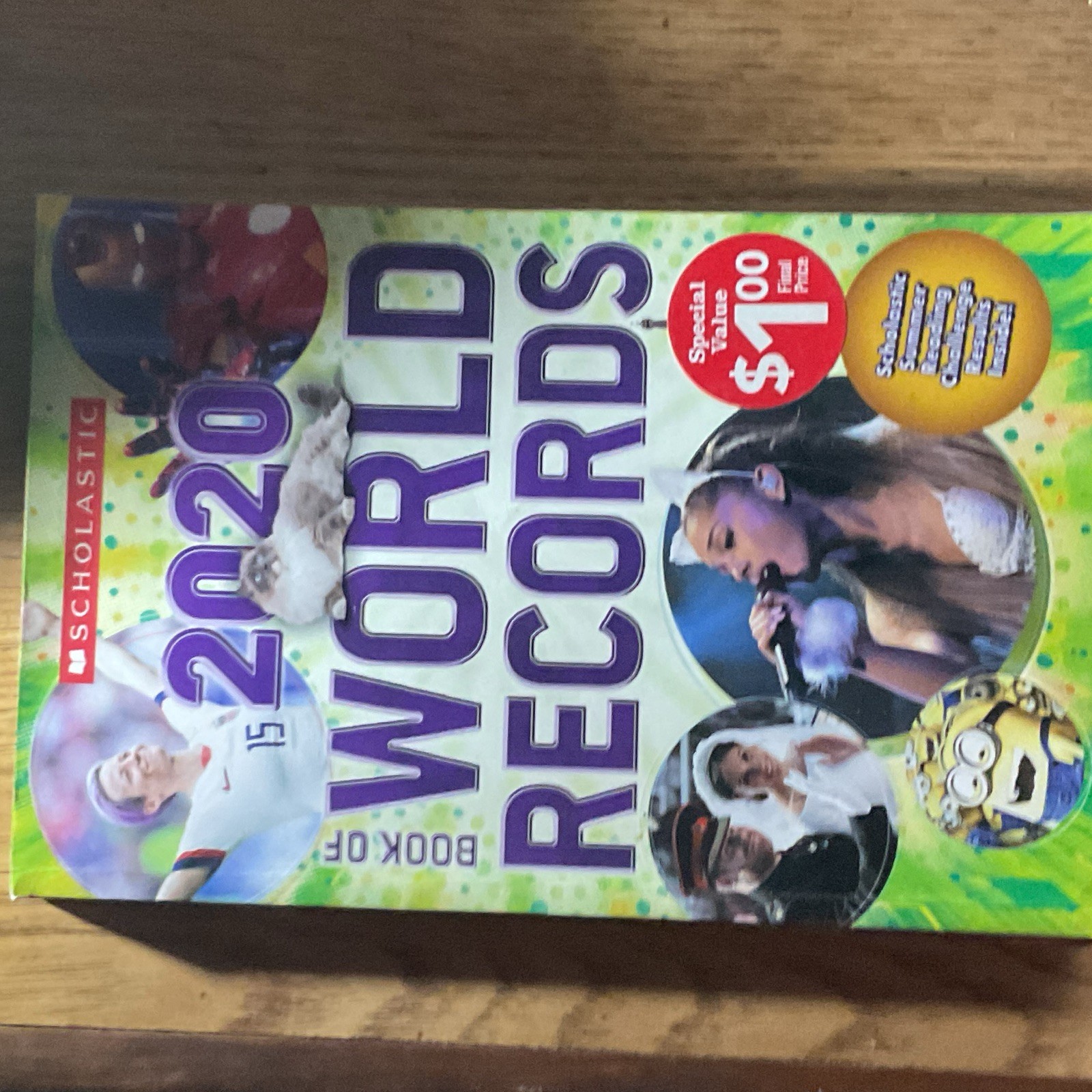 Scholastic 2020 World Records Full Color Paperback Reference Book Ages 9-12