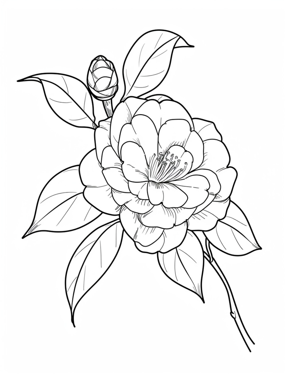 spring flower2 coloring bookfor all ages
