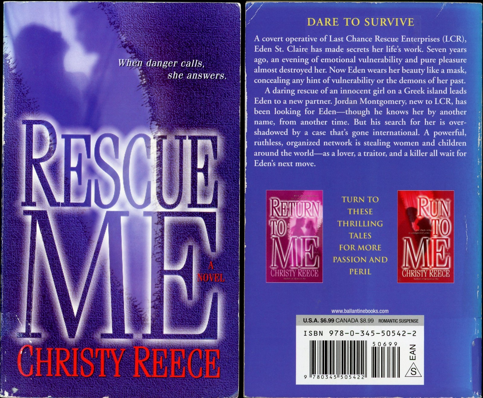Last Chance Rescue Sensual Romance Lot of 6 Paperback by Christy Reece