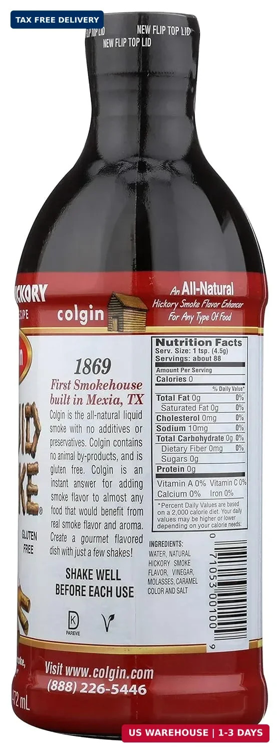Colgin Liquid Smoke, 16.0 Ounce (Pack of 3)