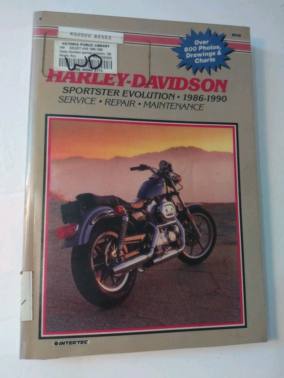 1986-1990 Harley Davidson Sportser Evolution Clymer Service Repair Manual M428