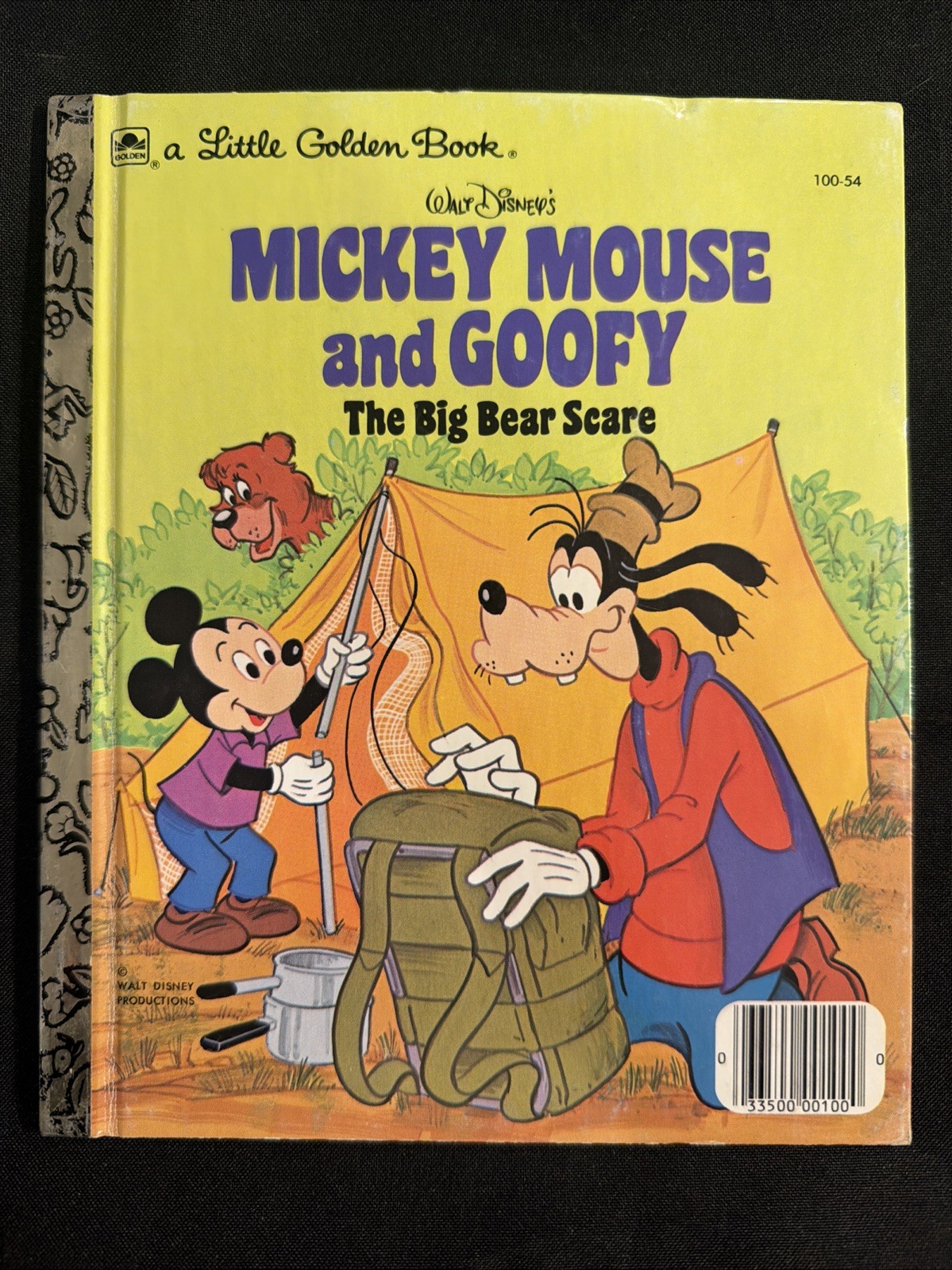 Vintage A Little Golden Book Disneys Mickey Mouse And Goofy The Big Bear #2314