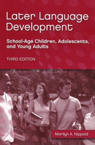 Later Language Development: School-…, Nippold, Marily