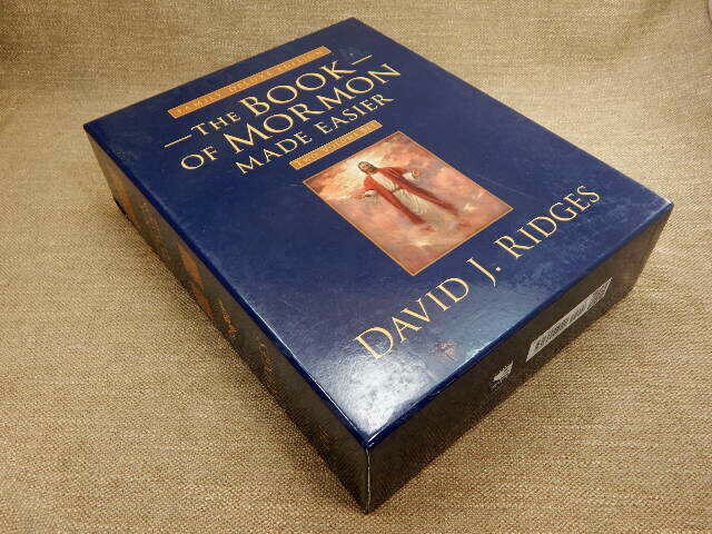 Book of Mormon Made Easier by David J. Ridges/ Family Deluxe Ed. 2-volume set