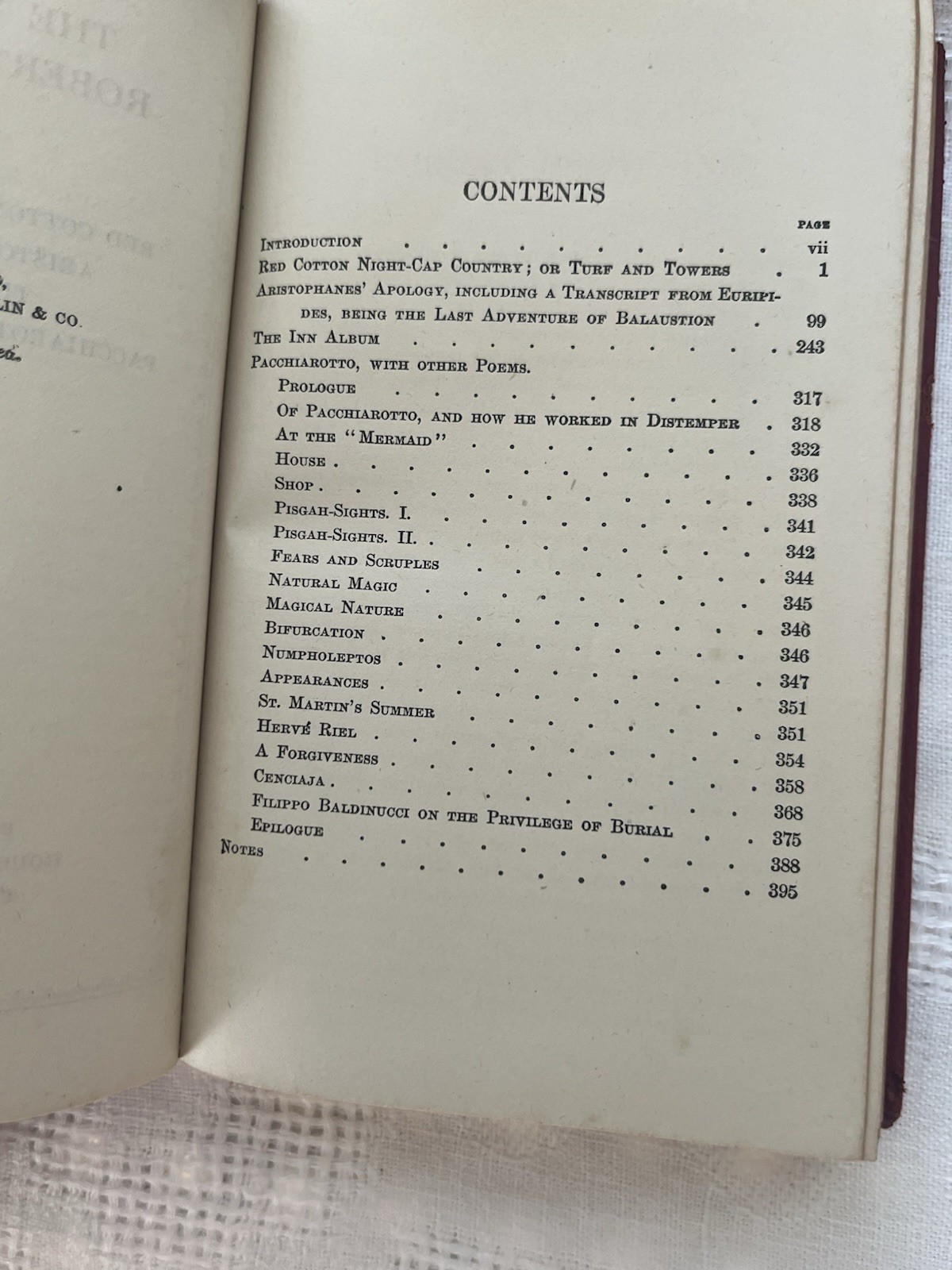 Robert Browning-Riverside Pocket Edition-Poetic and Dramatic Works Volumes I-V