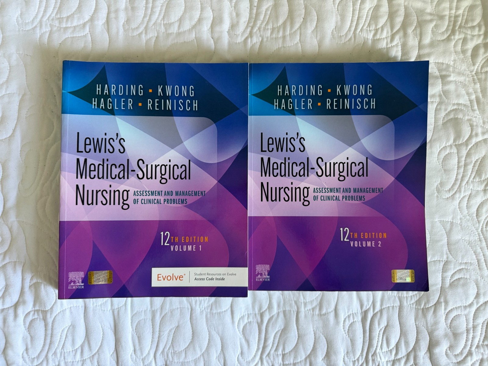 Gently Used Lewis’s Medical-Surgical Nursing 12th Edition, Volumes 1+2 Paperback