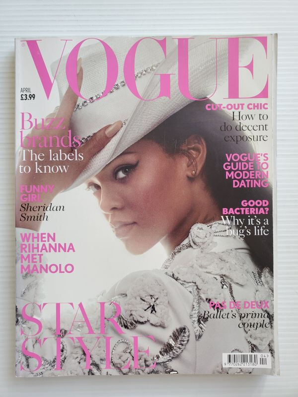2016 British VOGUE magazine RIHANNA Sheridan Smith Grace Hartzel Sergei Polunin
