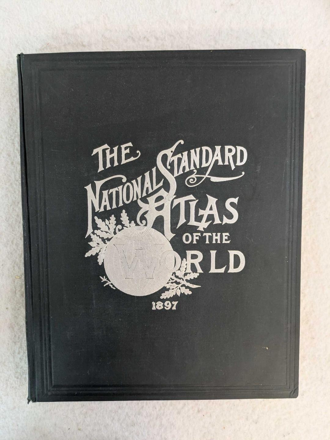 THE NATIONAL STANDARD FAMILY AND BUSINESS ATLAS OF THE WORLD 1896