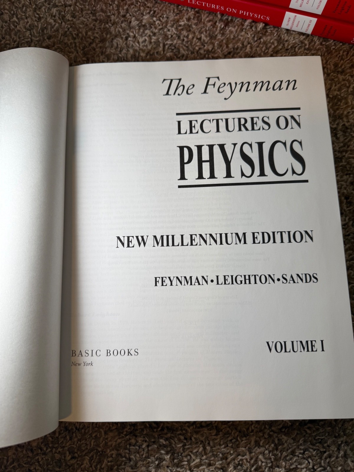 The Feynman Lectures on Physics – New Millennium Edition Complete 3 Volume Set