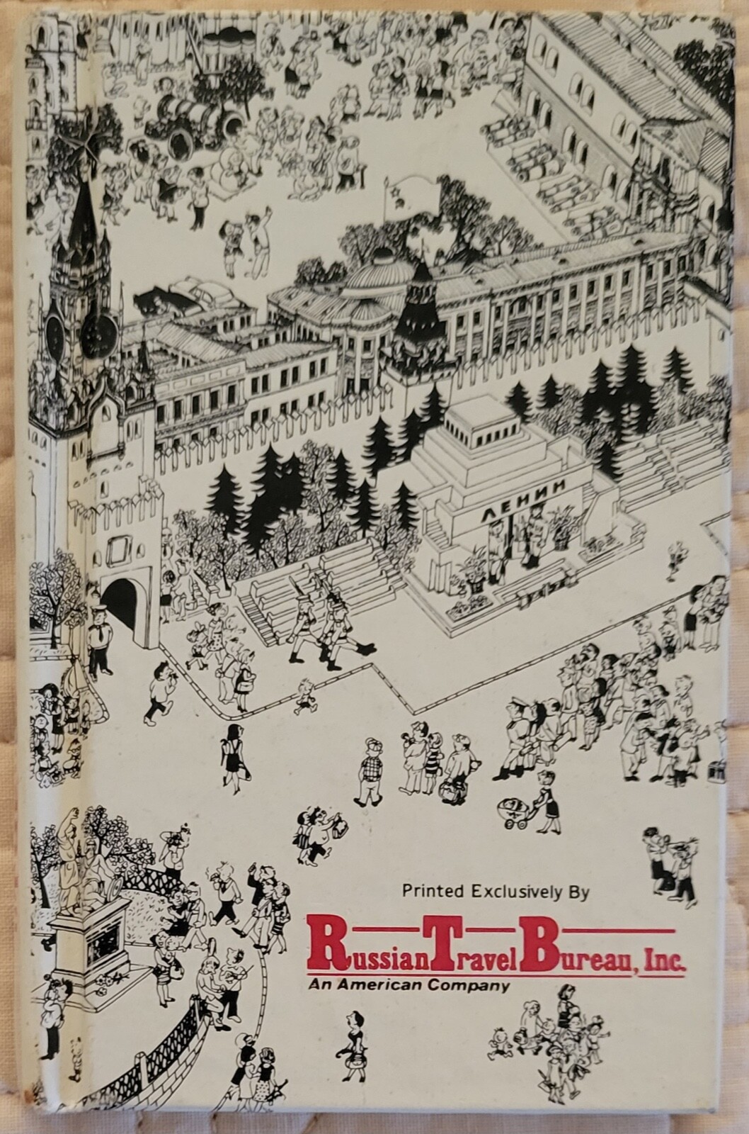 Vintage 1989 Russian Travel Bureau Inc Mini HC Photo Book 45 pages
