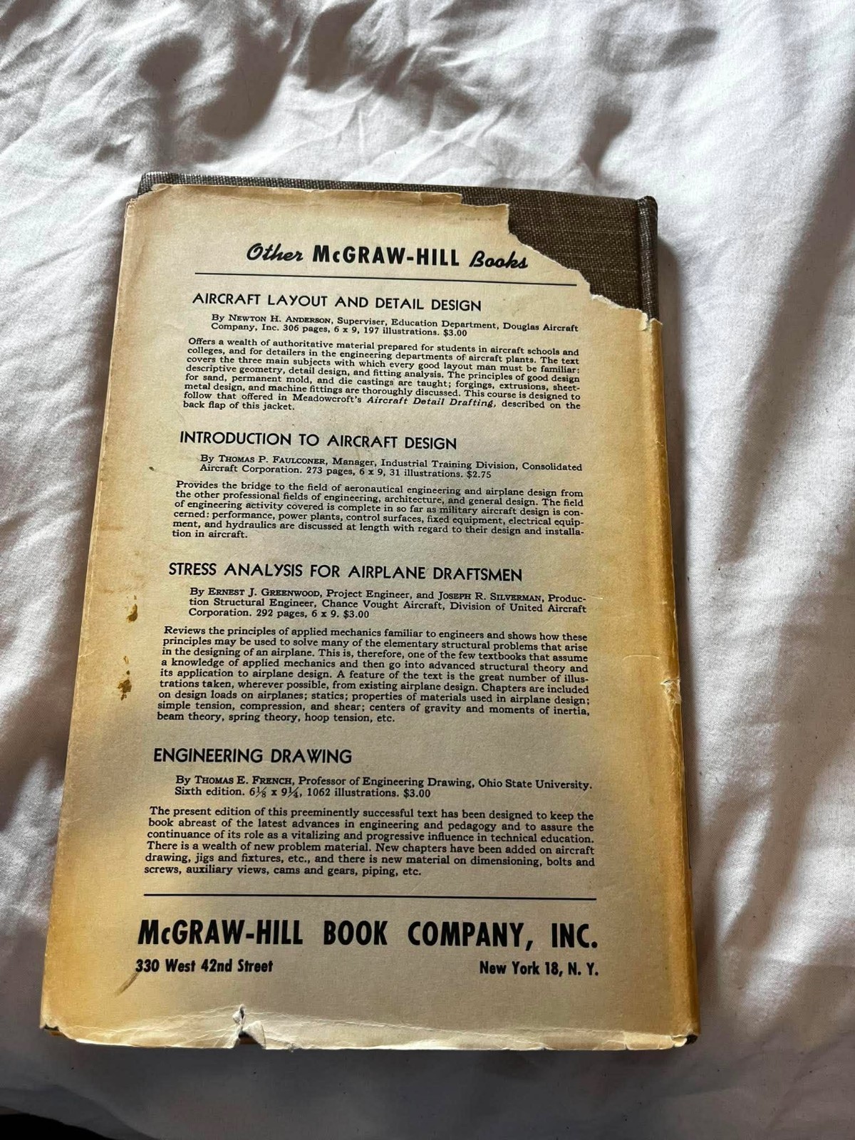 RARE DUST JACKET Practical Perspective Drawing Philip Lawson 1943 1st Edition