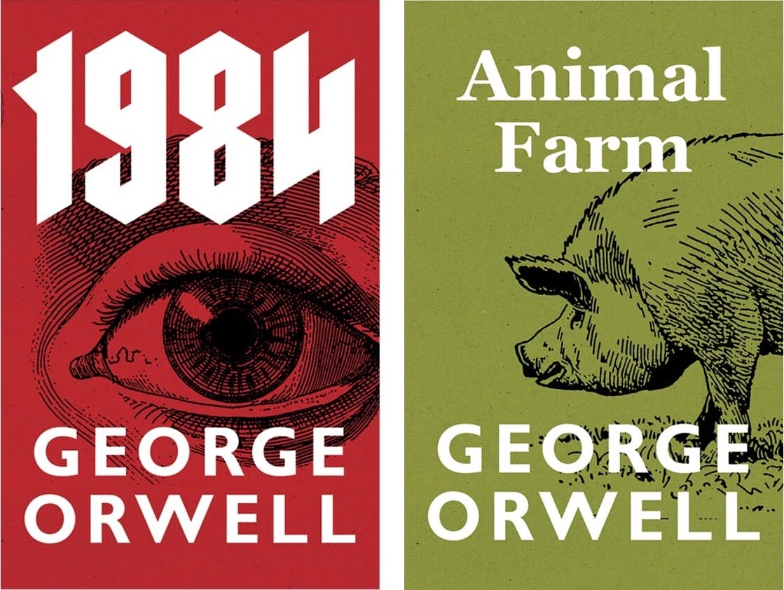 1984 & Animal Farm (Set of 2 Book) by George Orwell, Paperback -.