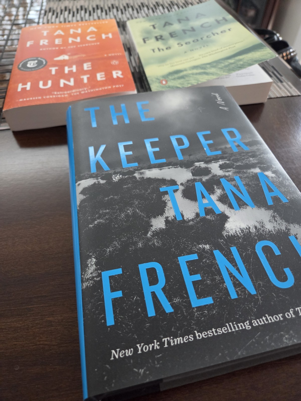 Tana French – Set of 3 Books – The Keeper (Hardcover), The Search, The Hunter