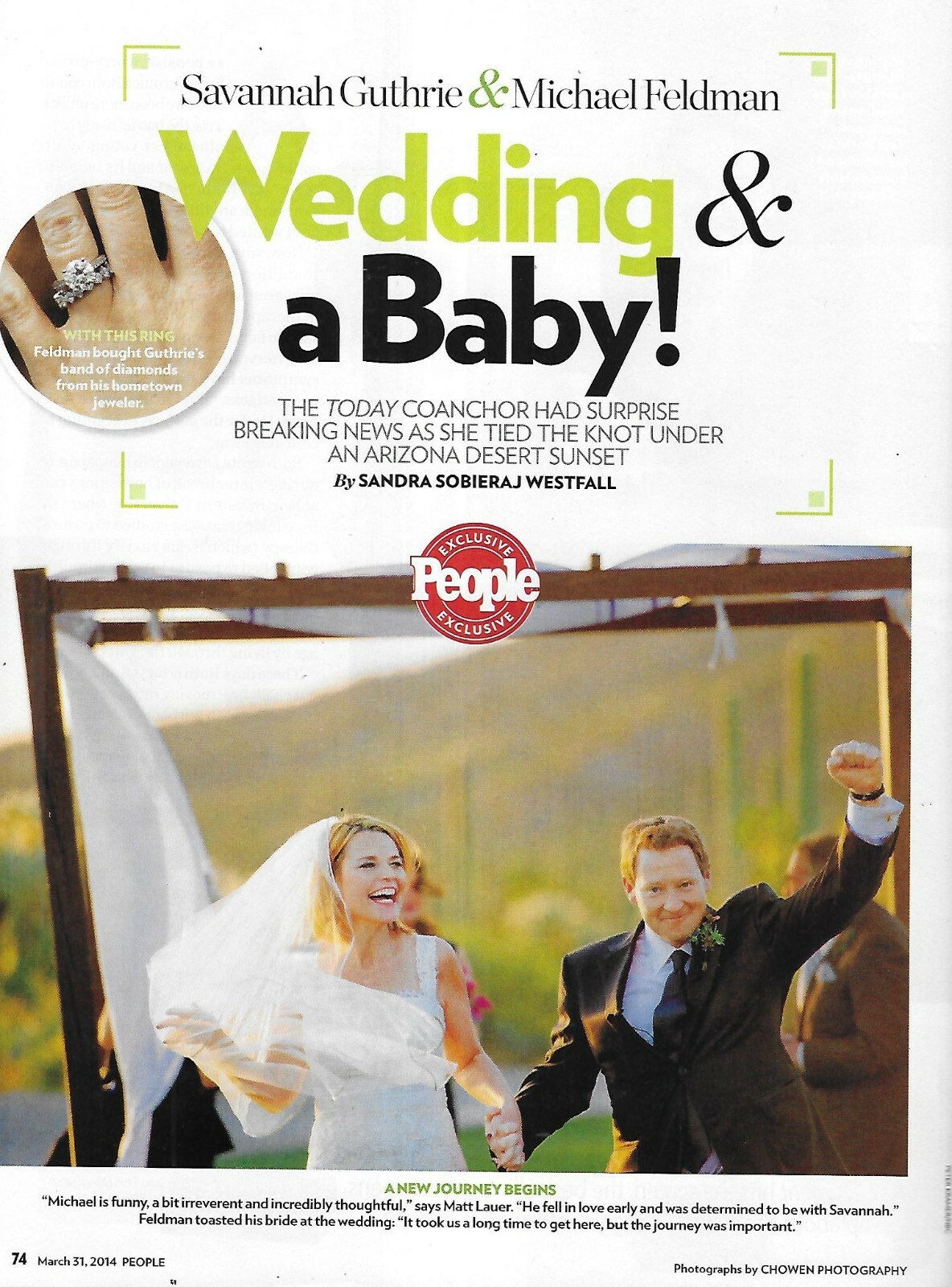 People Magazine Malaysia Flight Tragedy Savannah Guthrie Wedding L’Wren Scott .