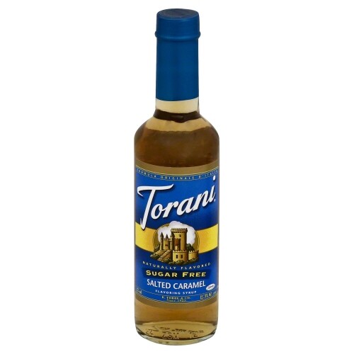 Sugar Free Salted Caramel Flavoring Syrup 12.7 Oz(Case Of 4) By Torani