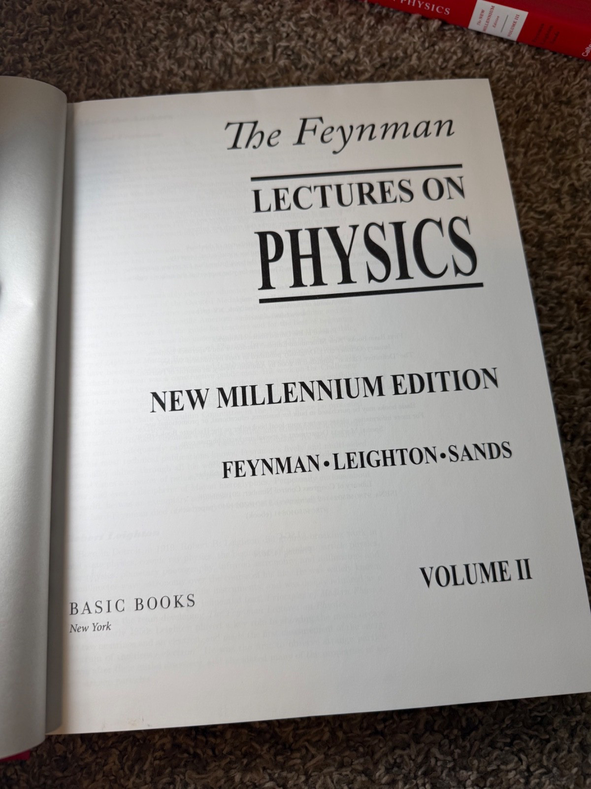 The Feynman Lectures on Physics – New Millennium Edition Complete 3 Volume Set