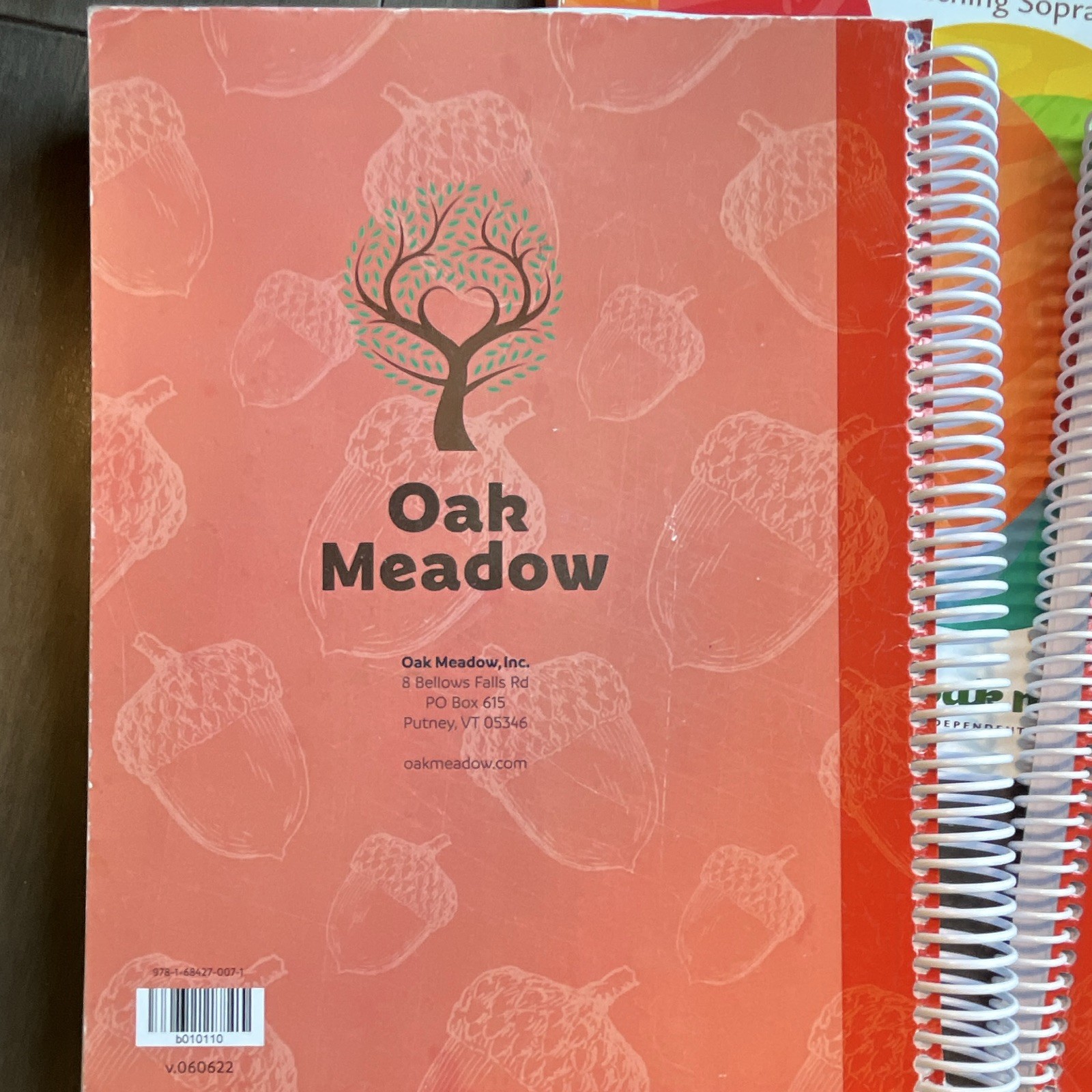 Oak Meadow Grade 1 Coursebook (2020) Spiral Paperback Homeschool with Recorder